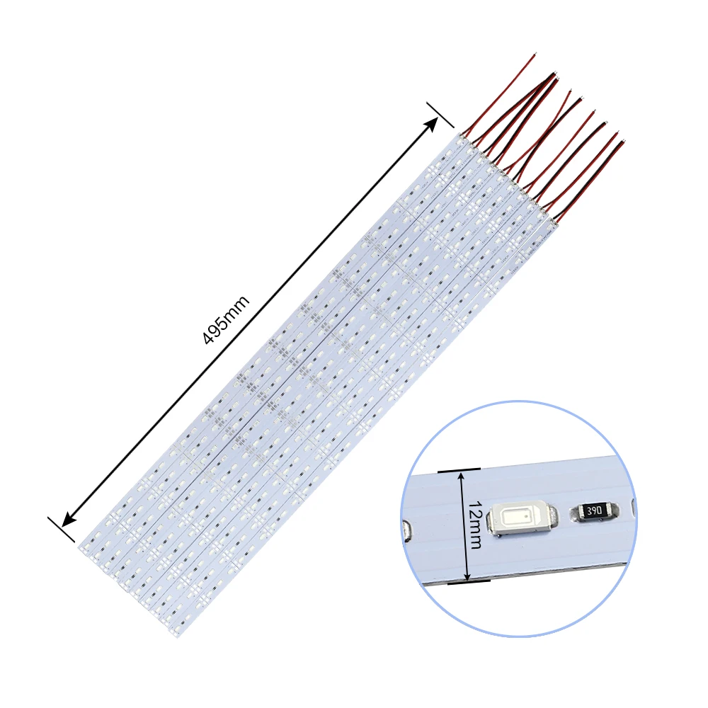 Фитоламсветильник для растений 5730 светодиодов 12 В 50 см|grow light strip|led growhydroponic grow |