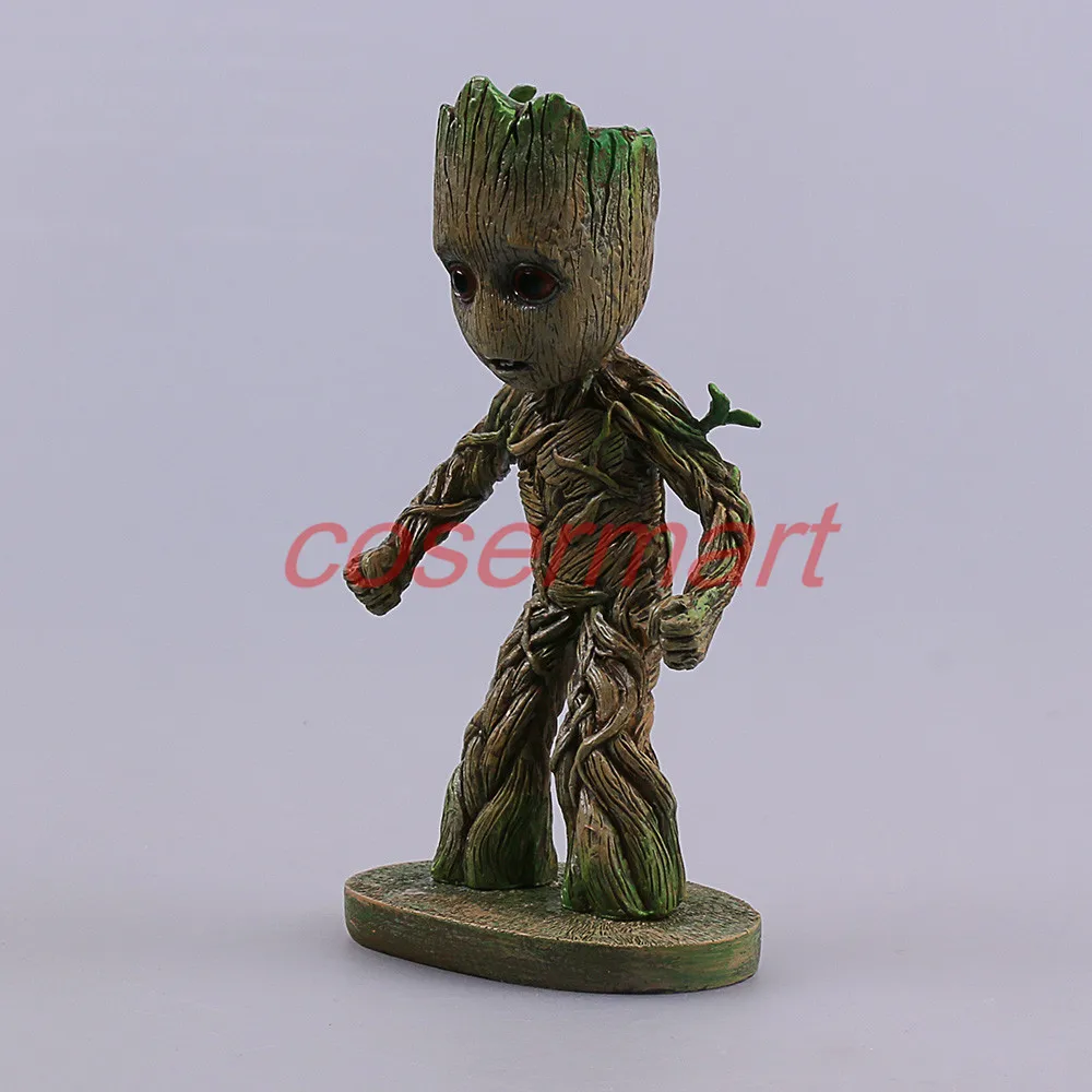Cos Movie Guardians of the Galaxy 2 Groot Dolls Cosplay Groot Mask Resin Souvenir Accessories Halloween Party Prop (2)