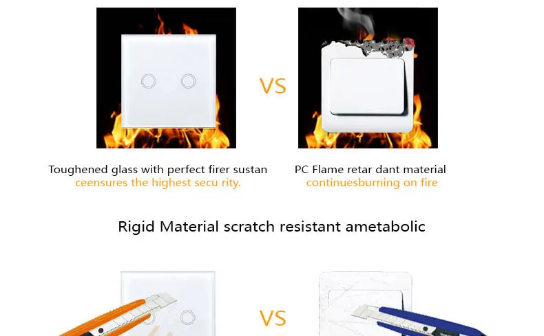 1 vias interruptor com controle remoto, painel