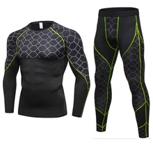 Новая Осенняя мужская одежда подштанники плюс размер термобелье Мужская зимняя теплая двухсекционная Сексуальная быстросохнущая мужская одежда