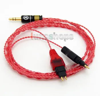 

LN004600 130cm Red Custom OCC Hifi Cable For Sennheiser HD25 HD265 HD525 HD535 HD545 HD565 HD 222 HD 224 HD 230 HD 250 HD 250
