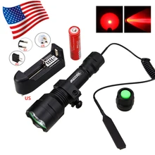 Scout СВЕТ 6061 T алюминия Тактический XML-T6 Q5 светодиодный мини-фонарик 20 мм Picatinny Охота Keymod рейку оружие света