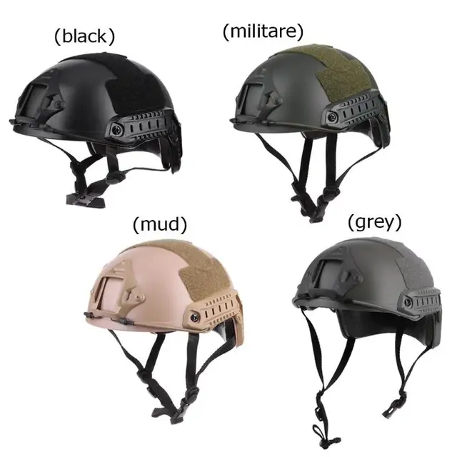 Protective Paintball Wargame Helmet Army Airsoft MH Tactical FAST Helmet with Protective Goggle Lightweight