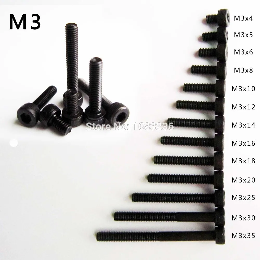 180pcs M4 Socket Cap Screws Assortment - Stainless Steel 304 Flat Head Screws With Nuts Kit