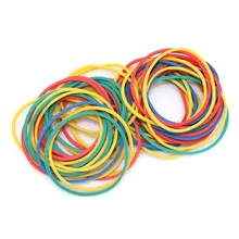 100 Unids Coloridas Bandas de Goma Para la Máquina Del Tatuaje Body Piercing Tinta de Punta de Aguja de Suministro
