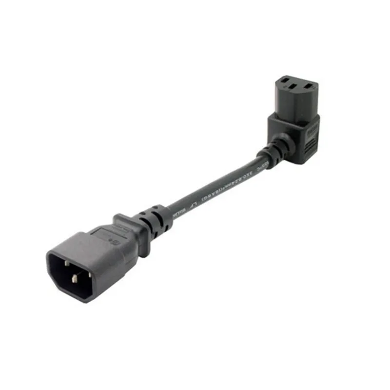 

IEC 320 C13 Up Female To IEC320 C14 Male Plug Power Extension Cable Cord C13 To C14 PDU Cable Cord For Computer Power Cord 0.1M