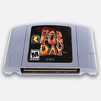 Conker’s Bad Fur Day English Language for 64 bit USA Version Video Game Cartridge Console