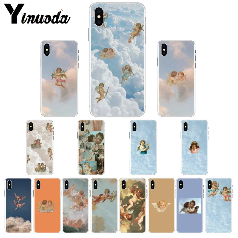 

Yinuoda Renaissance angels DIY Printing Drawing Phone Case cover Shell for Apple iPhone 8 7 6 6S Plus X XS MAX 5 5S SE XR Cover