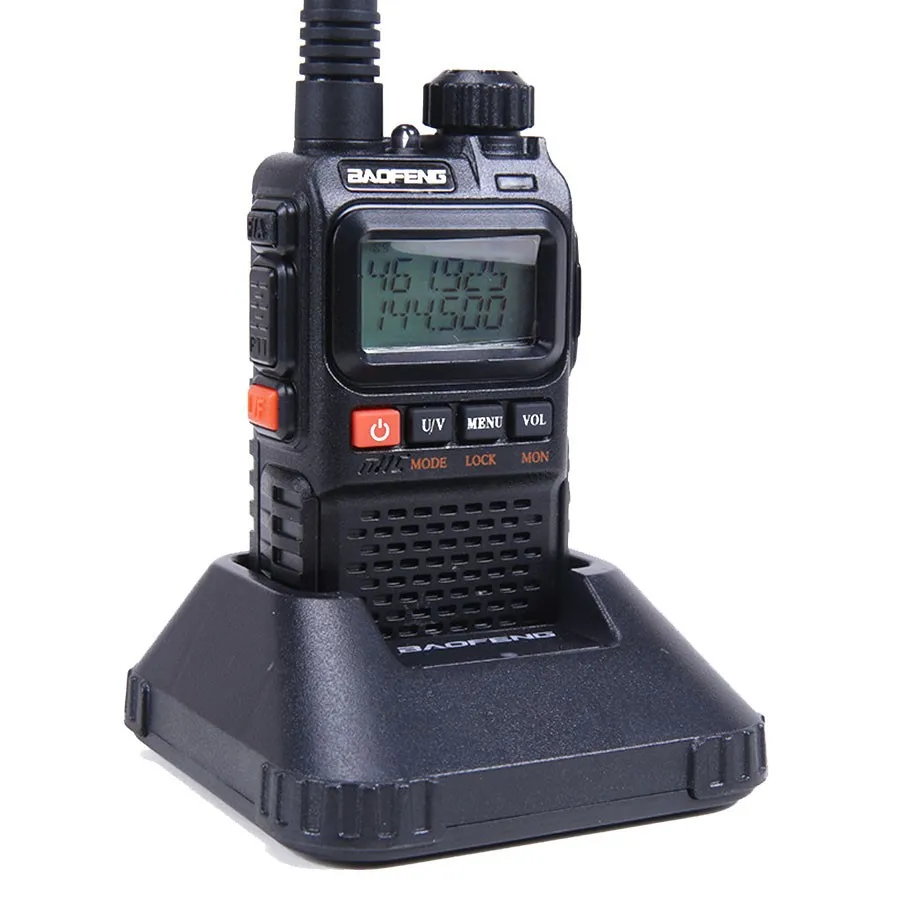 2 шт. радиостанция для ветчины 99ch vhf 136-174mhz uhf 400-470mhz walkie talkie двухдиапазонный радиоприемопередатчик vox для baofeng UV-3R plus