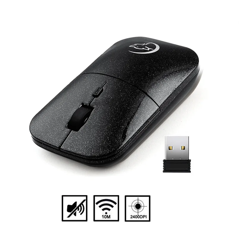 G822 Wireless Mouse 2.4 GHz Adjustable 2400DPI Ergonomic Design 4 Buttons Business Travel Fashion Portable Mini Mouse 40AP1510