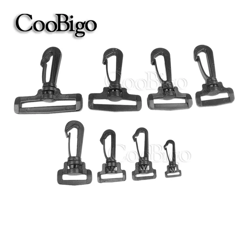 

5~500pcs Pack Plastic Swivel Snap Hooks Buckle Hardware Outdoor Backpack Straps Webbing Bag Parts #FLC015