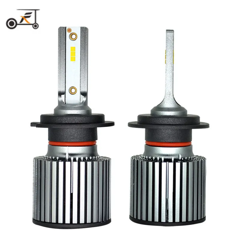 Kopen Fuxuan 2 stks H4 Led H7 LED H1 H3 H11 H9 H8 9005 HB3 H10 9006 HB4 6000 k 30 w 12 v 24 v Auto Licht Auto Koplamp met Philips Chips