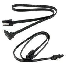 4pcs SATA 3 0 III 6Gb s 49cm Hard Disk Drive Straight Cable 90 Degree Right