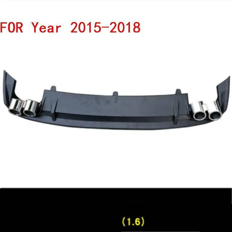 Rear Diffuser tuning Car Lip Automobiles Exterior Styling Mouldings Front Bumpers protector 15 16 17 18 FOR Volkswagen Jetta - Цвет: MODEL F