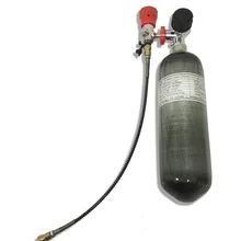 AC121721 4500PSI Пейнтбол Бак углерод высокого давления волокна цилиндрический газовый баллон 300Bar 2.17L ВВС Кондор Pcp Acecare