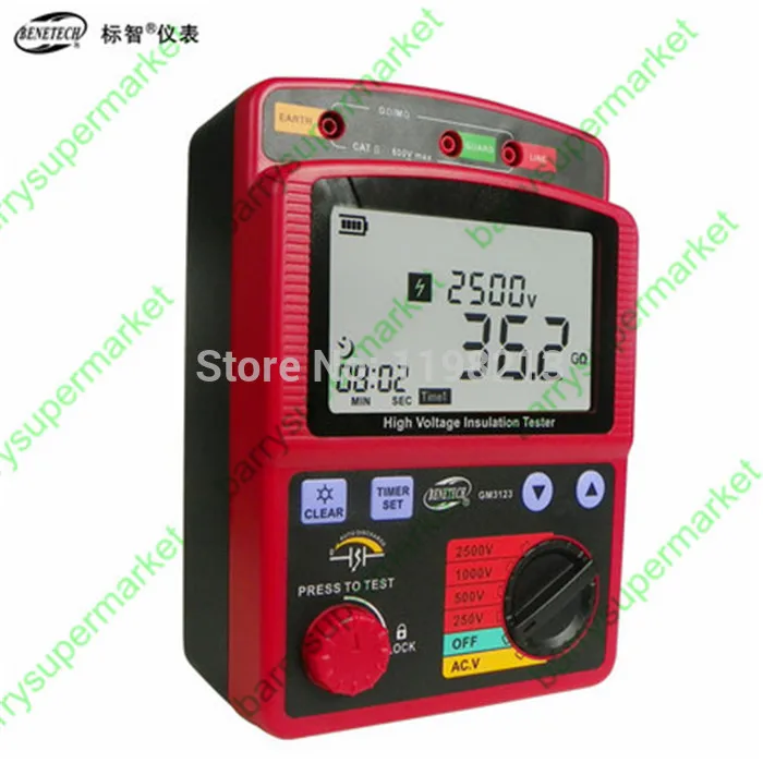 Buy GM3123 Digital Insulation Resistance Tester Meter