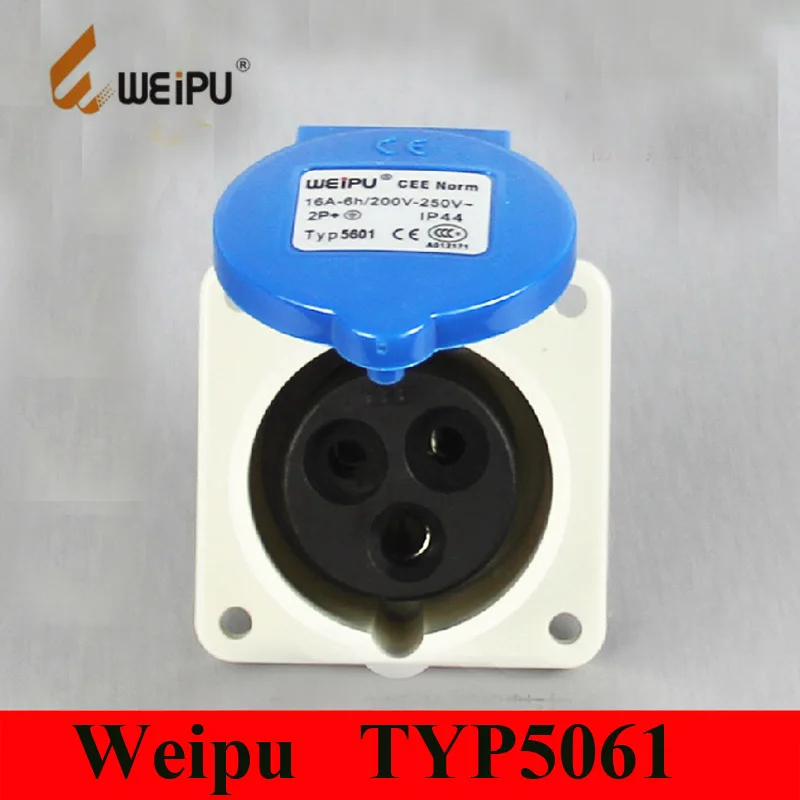 

Original Weipu Connector Industrial Socket TYP-5601 Typ5601 3 Pin Female Socket Connector 16A 3V
