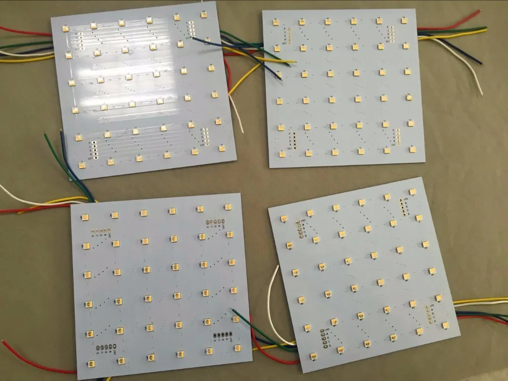 Световая панель DC24V 5050 SMD 4 в 1 RGBW(6500K) Размер: 15 см * 6*6 светодиодов 10 8 Вт Жесткая