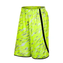 Камуфляж печати баскетбольные шорты Для мужчин кроссовки обучающая игра Фитнес тренажерный зал дышащая быстросохнущая свободные теннис бокс спортивные шорты