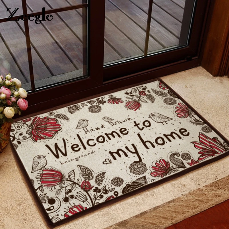 Zeegle Entrance Door Mats Floor Mat Anti slip Mats For Bath Bathroom Rugs Kid Bedroom Carpets