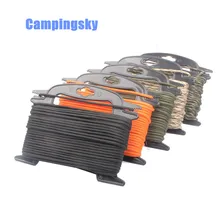 CAMPING SKY Paracord 550 Parachute Cord Rope Mil Spec Type III 7 Strand 550 4mm rope 100FT Paracord цена CAMPING SKY Paracord 550 Parachute Cord Rope Mil Spec Type III 7 Strand 550 4mm rope 100FT Paracord цены онлайн