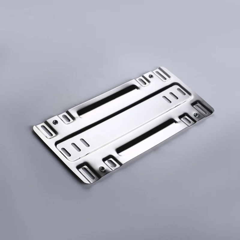 

Stainless steel license plate bracket vehicle license plate bracket bottom plate automobile license plate conversion frame