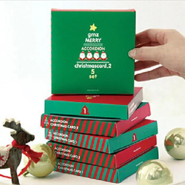 merry christmas 3d handmade greeting card red green christmas gift souvenir postcard folded christmas card holiday - Folded Christmas Cards merry christmas 3d handmade greeting card red green christmas gift souvenir postcard folded christmas card holiday - Folded Christmas Cards