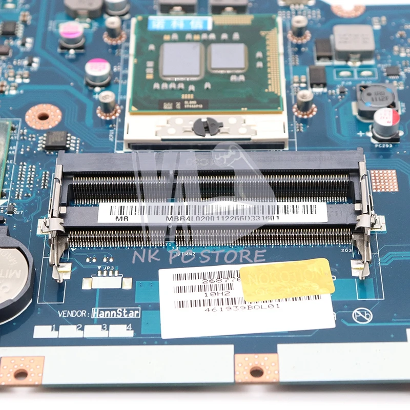 NOKOTION PEW71 LA-6582P MBR4L02001 placa principal para Acer aspire 5742 5742Z placa madre portátil HM55 UMA DDR3 cpu gratis NOKOTION PEW71 LA-6582P MBR4L02001 placa principal para Acer aspire 5742 5742Z placa madre portátil HM55 UMA DDR3 cpu gratis