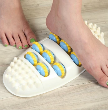 

Oval shape fairload device wheel plate mini 4 rows foot massage roller