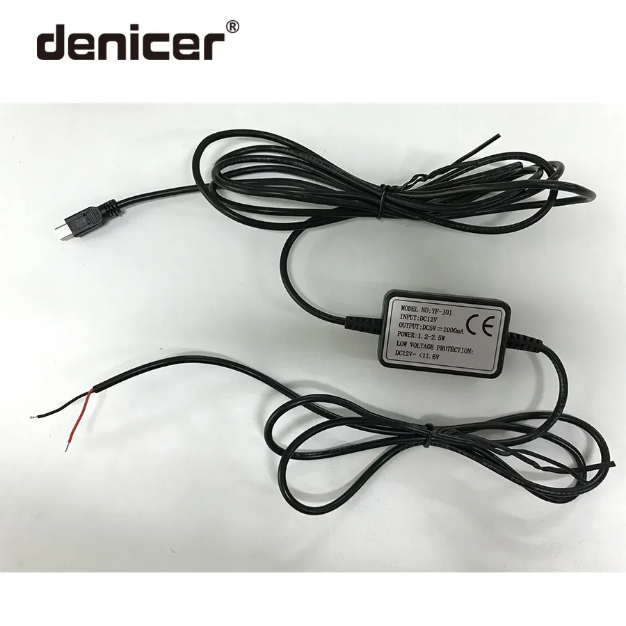 

Low Voltage Protection 12V to 11.6V ACC 2.5M Cable for Car Recorder