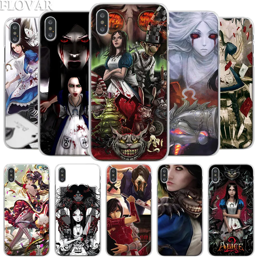 

Alice Madness Returns Phone Case for Apple iPhone X XR 7 8 Plus 6 6s Plus XS MAX SE Phone Case Coque