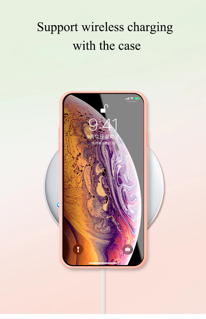 Жидкий силиконовый чехол с логотипом Love для iPhone XS Max XR XS X 7 8 6S Plus Внутренний чехол из микрофибры для iPhone 11 Pro Max 11 Pro 11