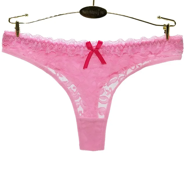 Senhoras нижнее белье mulher calcinha fantasia rendas calcinha de renda calcinha sexy para as mulheres traseless virilha de al - Color: Multi