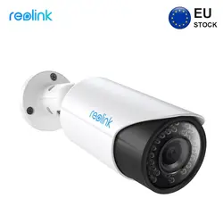 Reolink PoE IP Камера открытый 5MP 4x Оптический зум P2P day & night vision Водонепроницаемый Onvif пуля Камеры Скрытого видеонаблюдения RLC-411