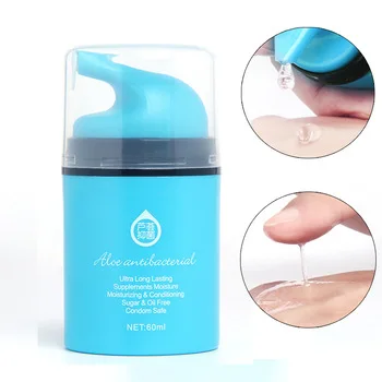 Aloe Bacteriostatic Water Based Gel Personal Lubricant,Delay Lasting lubricant Human Body lubrication Oil,Adult Sex Products O3
