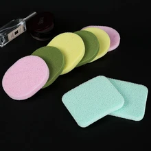 2 шт. Fibra DE Madeira натуральная пышная лицевая Rosto Limpeza Esponja DE Lavar Puff Esponja DE Limpeza Esfoliante DE Limpeza лицевая