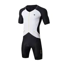 Santic футболки для велосипедиста Наборы для мужчин Pro Триатлон кусок Экстремальная гонка Fit A-BLEES эластичная сухая крутая итальянская ткань одежда для езды на велосипеде