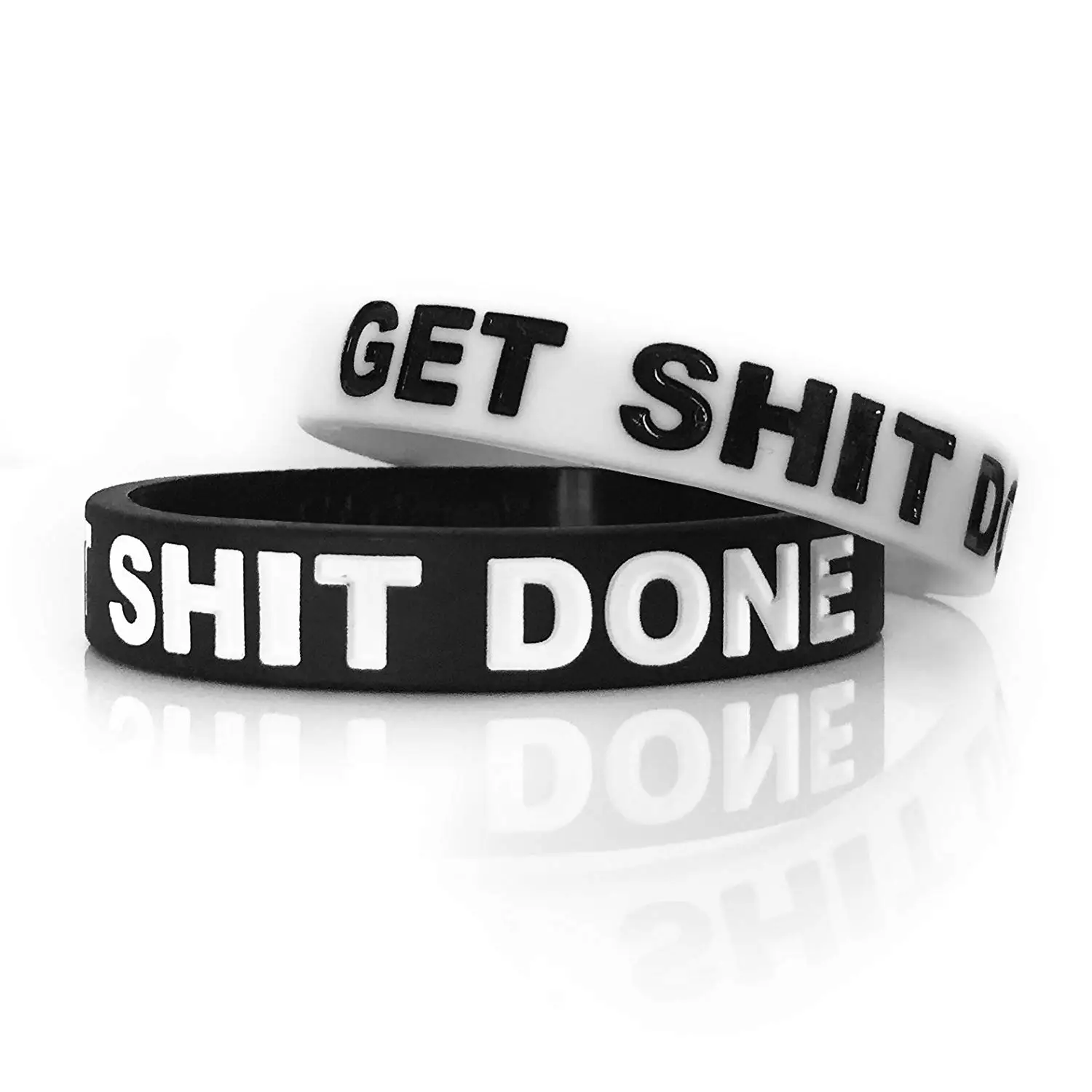 Силиконовые браслеты резиновые на заказ с надписью GET SHIT DONE идеально подходят для