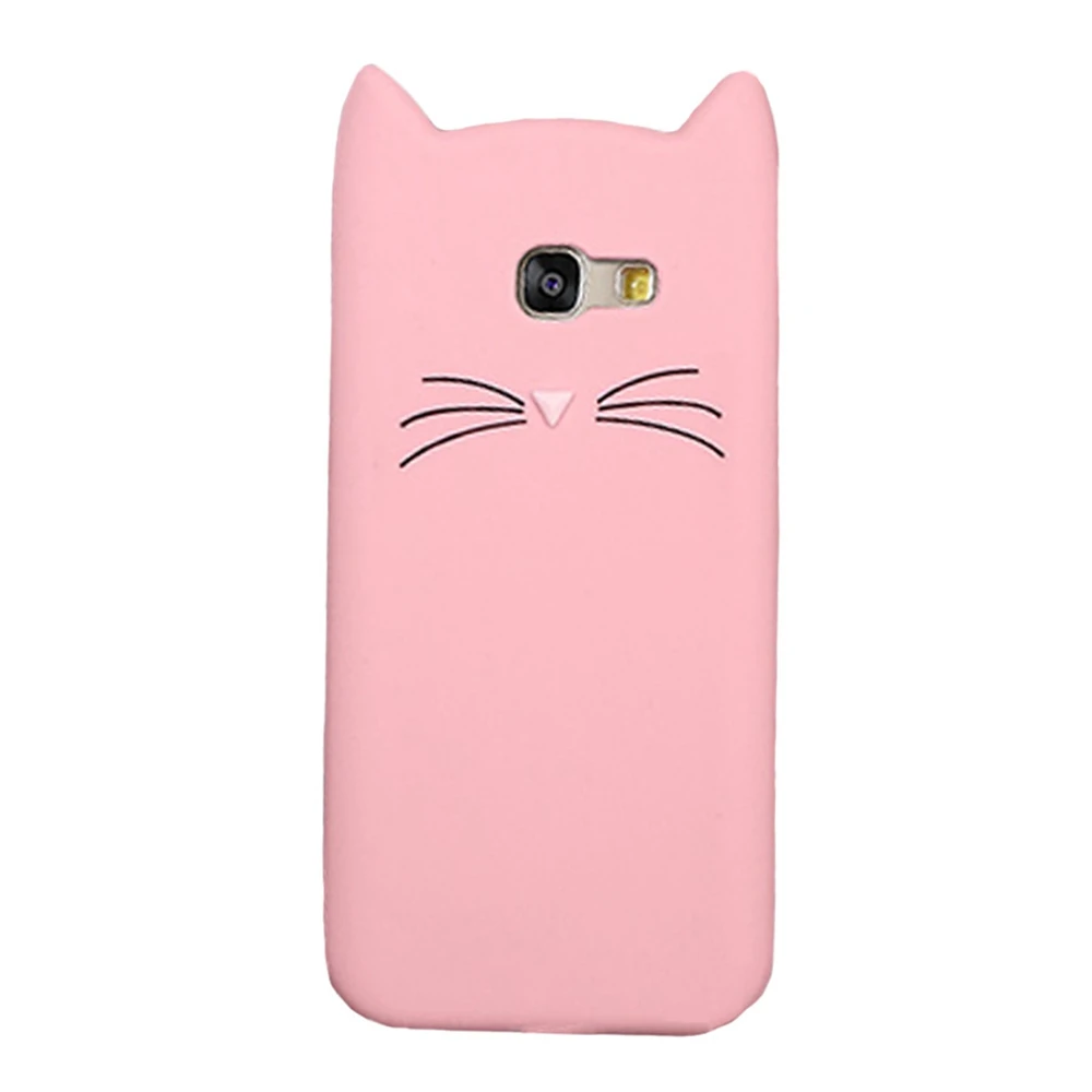 3D Cute Squishy Beard Cat Silicone Case For XiaoMi RedMi Note 5 Candy Color Soft Cover XioMi RedMi Note 5 pro 5pro Global 5.99\