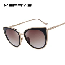 MERRY’S Fashion Cat Eye Sunglasses Women Alloy Frame Brand Designer Sunglasses Classic Shades Oculos de sol UV400 S’7452