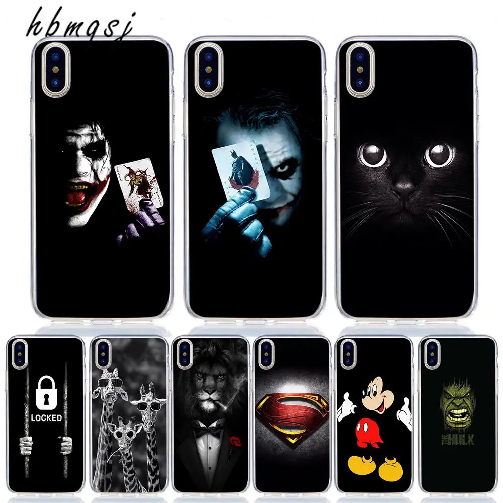Чехол для iphone x xs max xr 6 6s 7 8 plus funda с изображением Микки Мауса тигра крутой