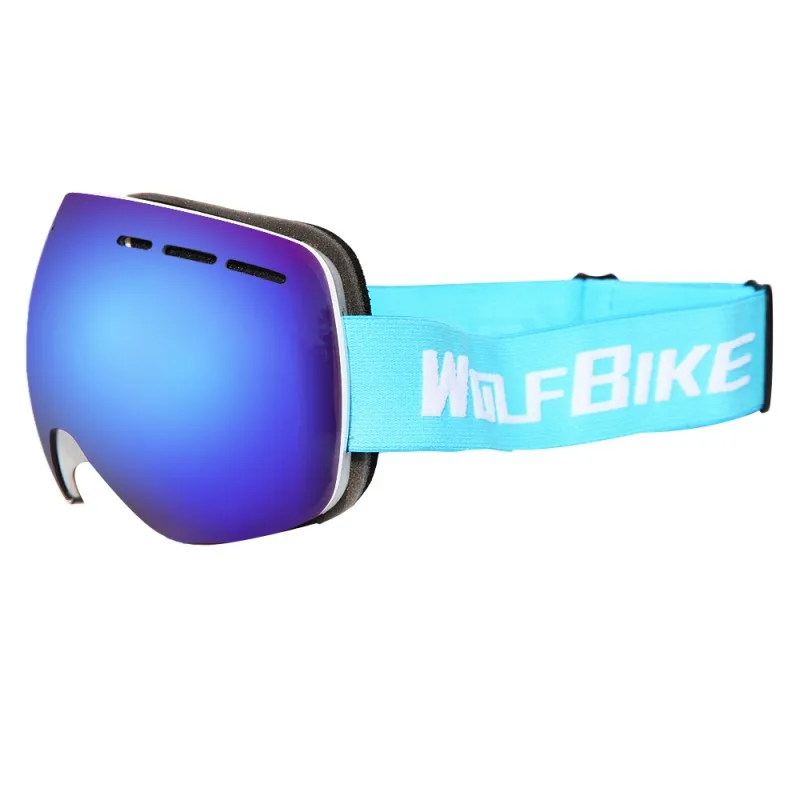 Gafas de esquí de equitación gafas doble capas UV400 Anti-niebla gran esquí gafas máscara de esquí hombres mujeres nieve Snowboard gafas