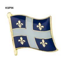 Флаг Квебека нагрудный бейдж; брошь на булавке Значки 1 шт. KS-0223