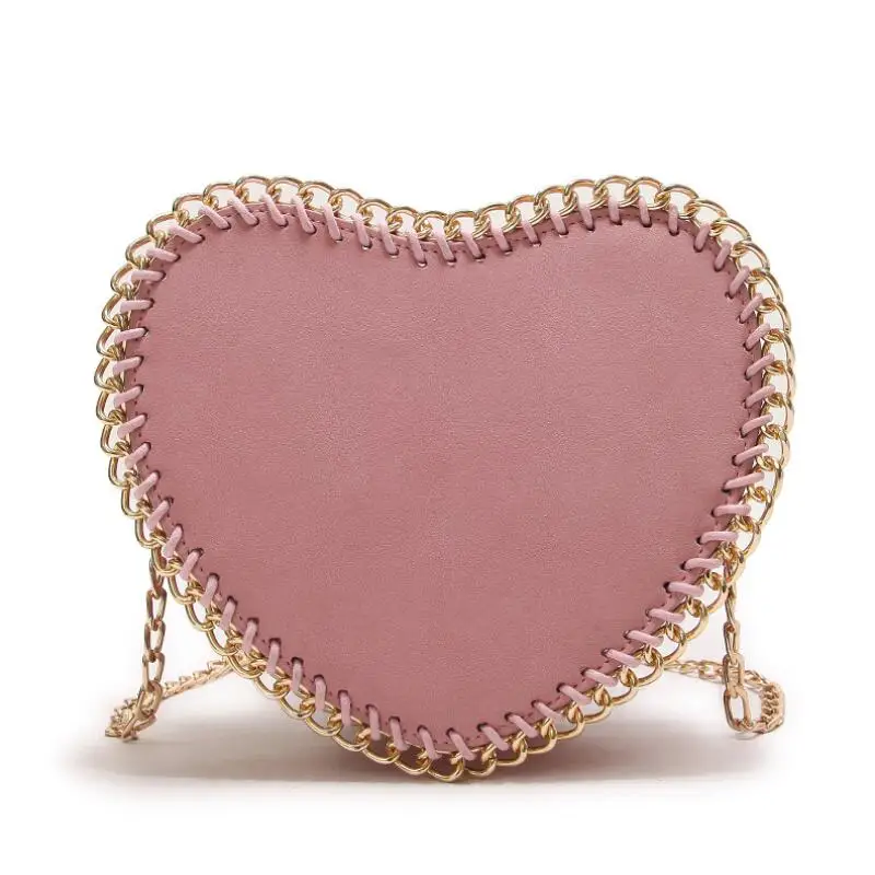 Heart shaped Women bag 2018 Fashion New Handbag Quality Frosted Female