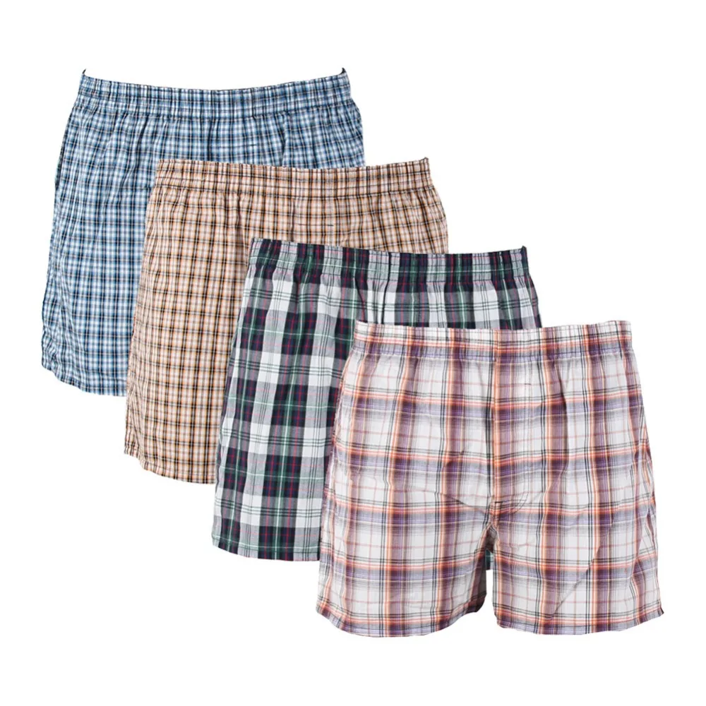 Buy High Quality men Underwear mens Boxer Shorts plaid