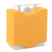 DoreenBeads пластиковая автоматическая Подставка Для Зубочисток уникальный узор для домашнего использования настольные аксессуары коробка для зубочисток случайный цвет 1 шт