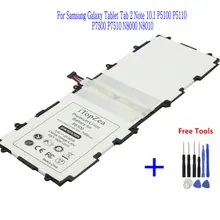 1S2P Battery Tablet P5100 Samsung Replacement 1x7000mah No Itopzea for Galaxy Tablet/Tab-2/Note/..