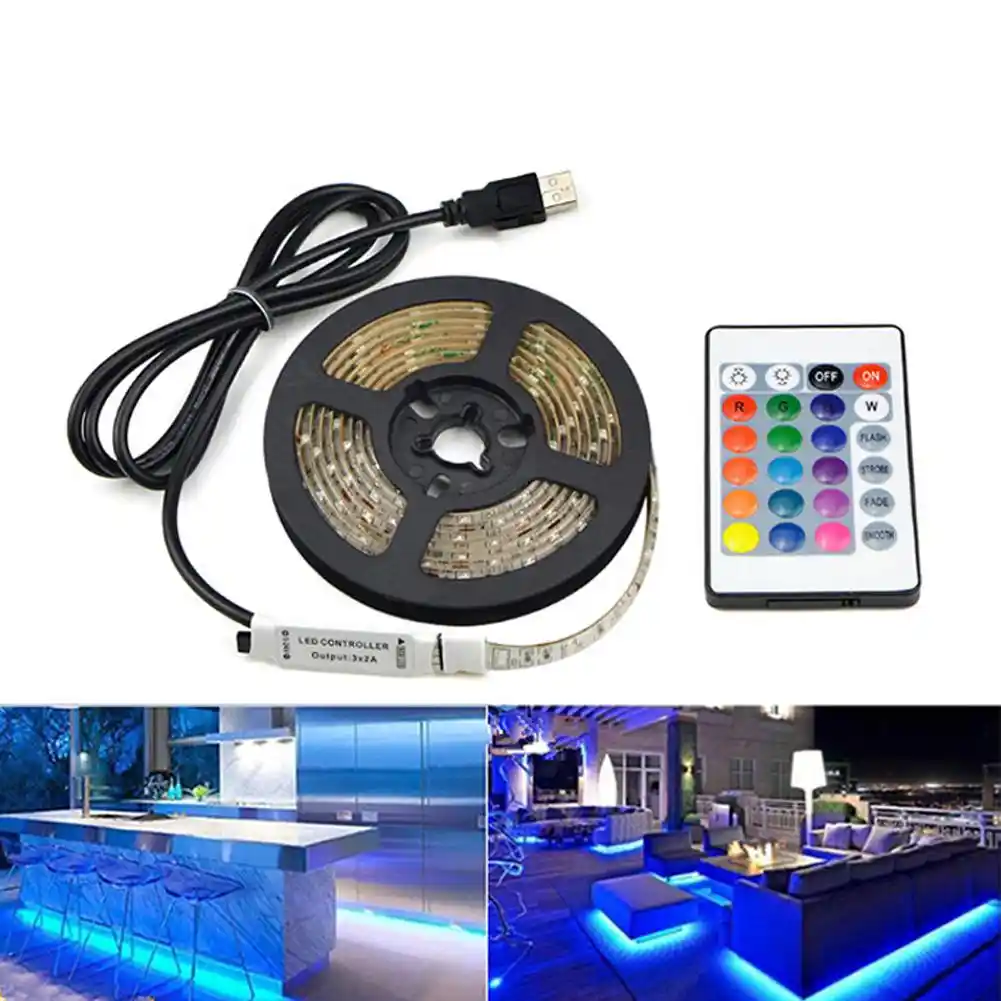 AKDSteel50/100/200/300/400/500 мм RGB Светодиодная лента Водонепроницаемая DC5v Гибкая с