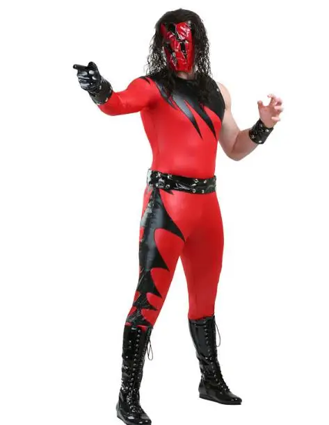 

IREK hot Halloween Costume party cosplay costume Stage Performances Clothing American Wrestler Superstar Kane Costumes