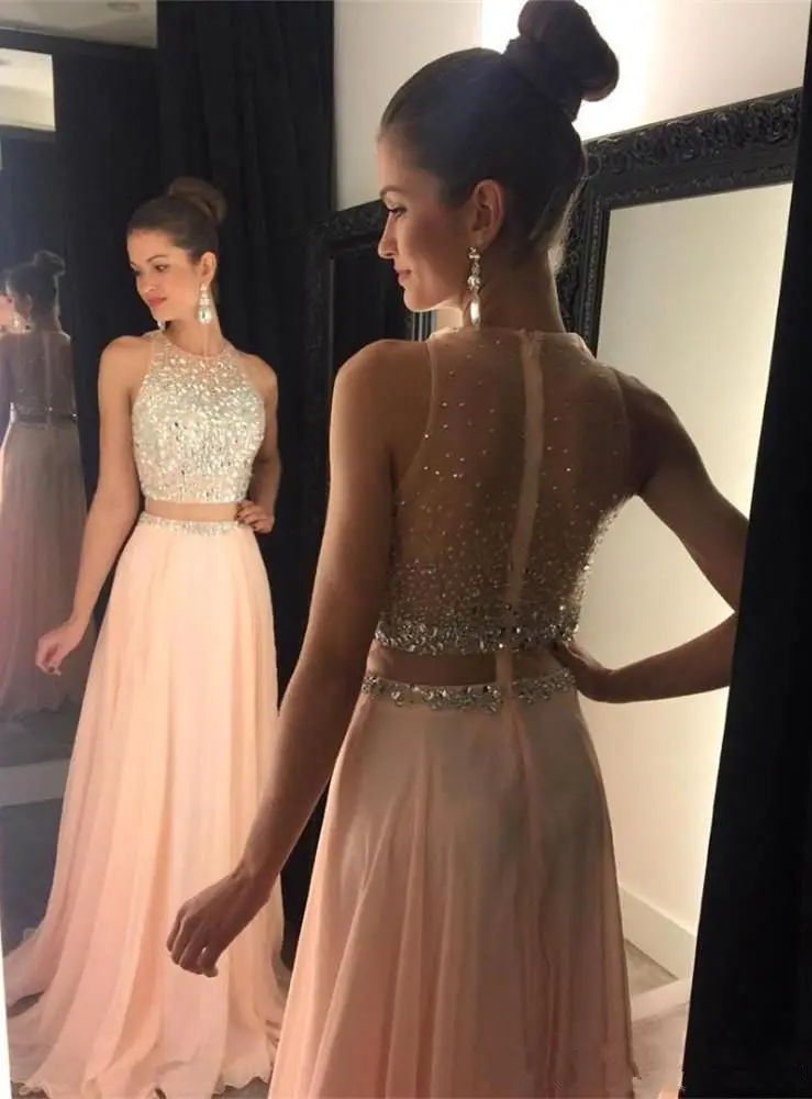 2016-new-cheap-two-pieces-prom-dresses-jewel